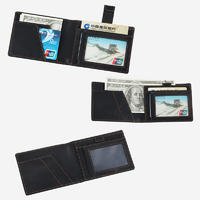 Mens RFID ID windows Wallet Slim Credit Card Holder Wallet LT-BMM014