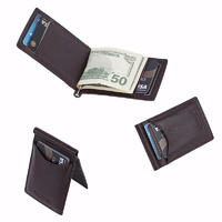 Minimalist Slim Bifold Front Pocket Wallet with Money Clip for men LT-BMM029