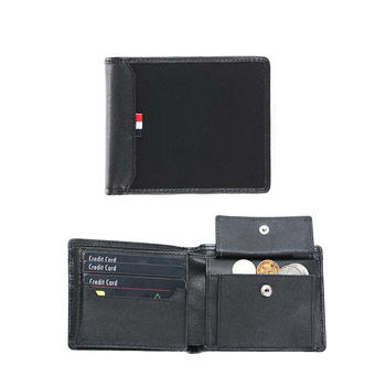 Credit card mens slim custom travel mens leather man slim card rfid wallet leather for men canvas leather men's wallet