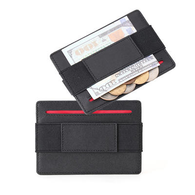 Minimalist Card Holder RFID Wholesale Leather Wallet Factory LT-BMC102