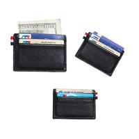 Front Pocket Minimalist Leather Slim Wallet RFID Blocking Medium Size Card Holder Wallet