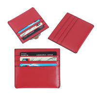 Rfid Leather Wallet Factory Luxury Leather Card Holder Wallet Promotional gifts LT-BMC022