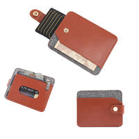Minimalist Secure Ultra Thin Wallet Slim Card Holder for Men LT-BMC082