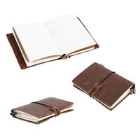 Wholesale Leather Diary Travel Journal Notebook Refillable Leather Cover LT-BMJ014
