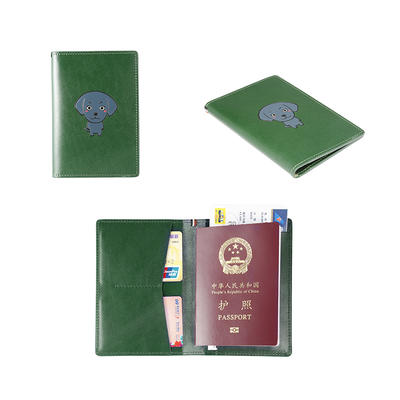 RFID blocking Italian real leather passport holder wallet  LT-PH005