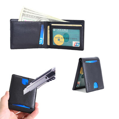 customize leather wallet Money Clip Wallet Leather Wallet Factory LT-BMW078