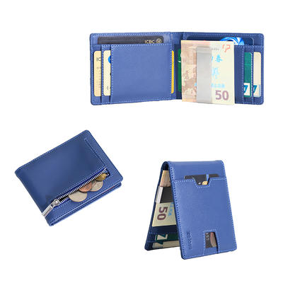 Waterproof leather money clip wallet environmental protection leather credit card holder wallet LT-BMW077