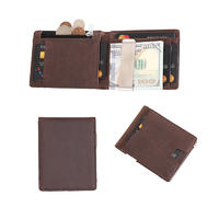 Mens Card Holder Wallets Money Clip Wallet Gift Box LT-BMM062