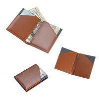 Slim Bifold Leather Wallet Front Pocket Credit Card Case Holder for Men with RFID Blocking LT-BMW082
